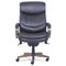 La-Z-Boy Woodbury Big/Tall 20.25 in. to 23.25 in. Seat Height Executive Chair - Brown Seat/Back/Weathered Sand Base
